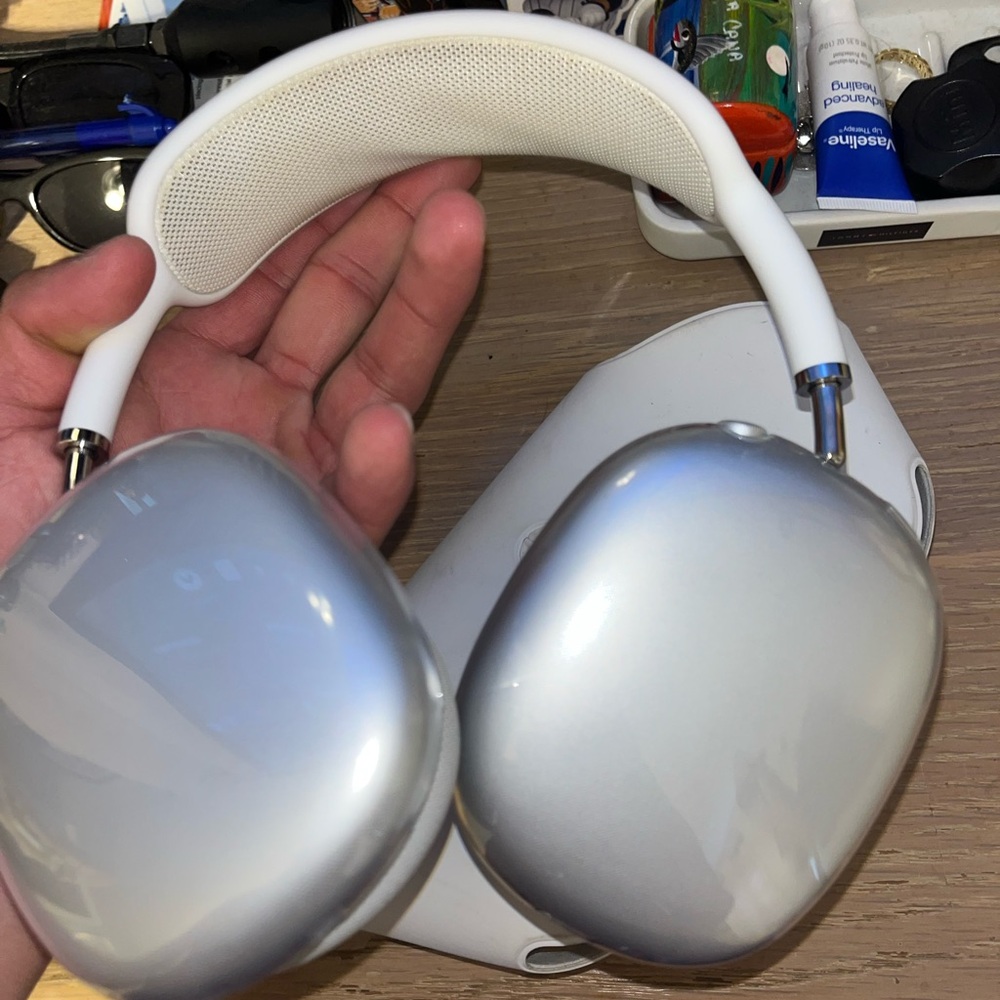 Apple Over-Ear Headphones - White and Silver